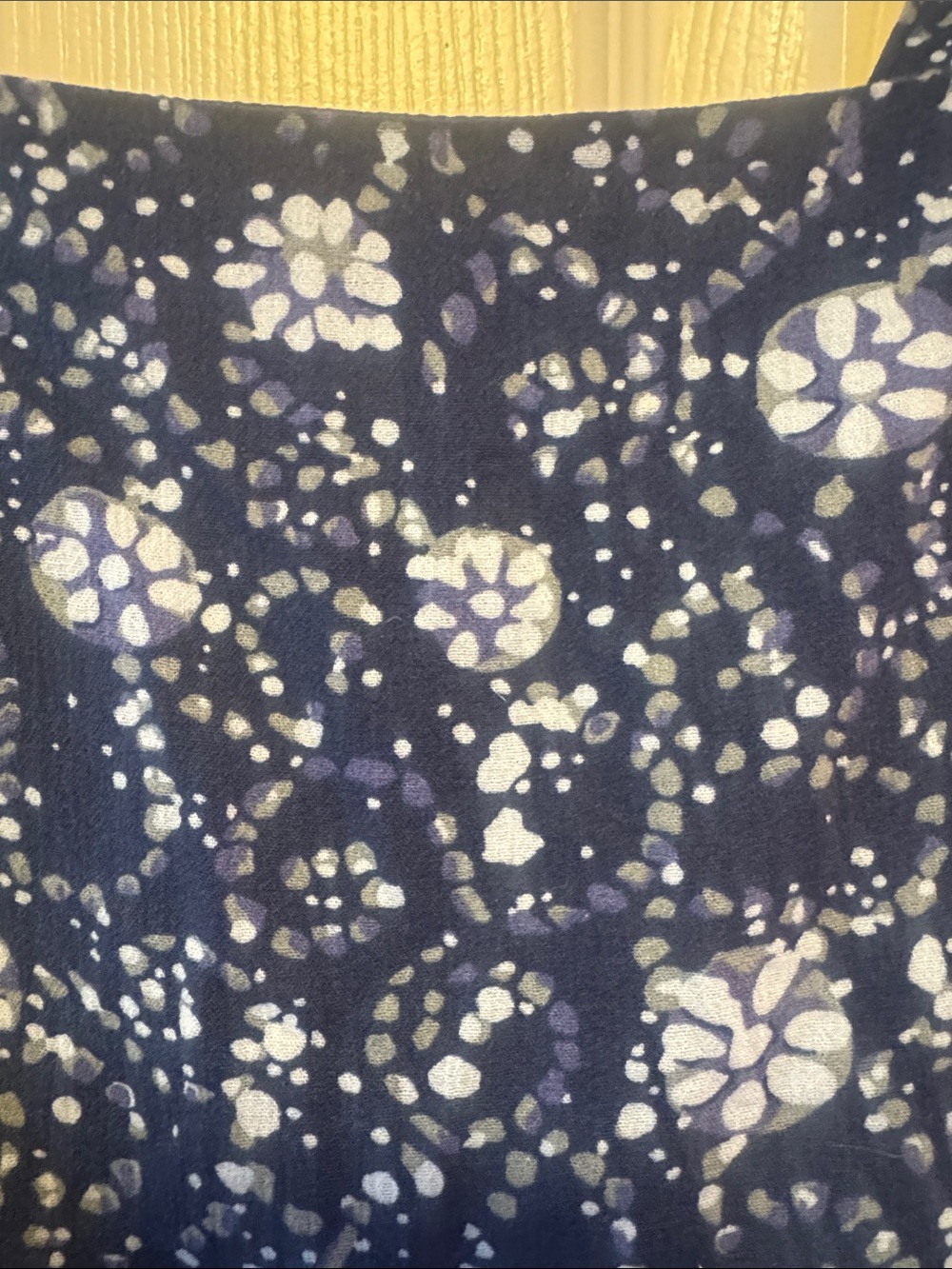 MADEWELL Navy Cotton Floral Bow Strap Sundress - Picture 3 of 5